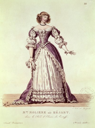 Madame Moliere, nee Armande Bejart in the Role of Elmire in 